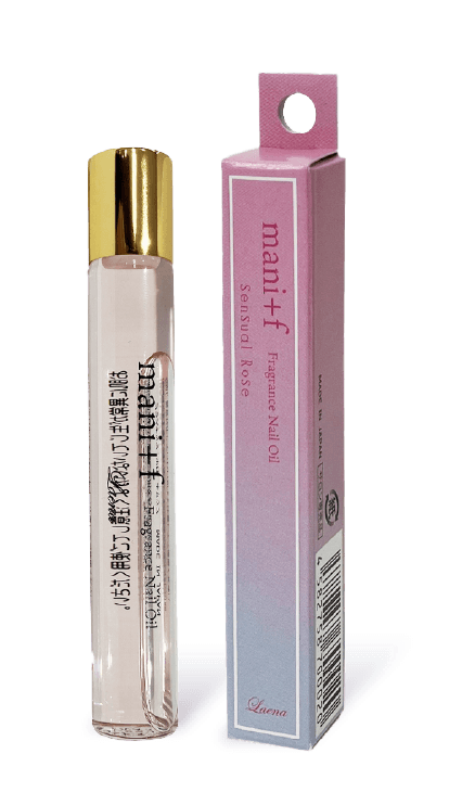 ラエナ　マニフ　フレグランスネイルオイル｜Sensual Rose の香り　ピンク色